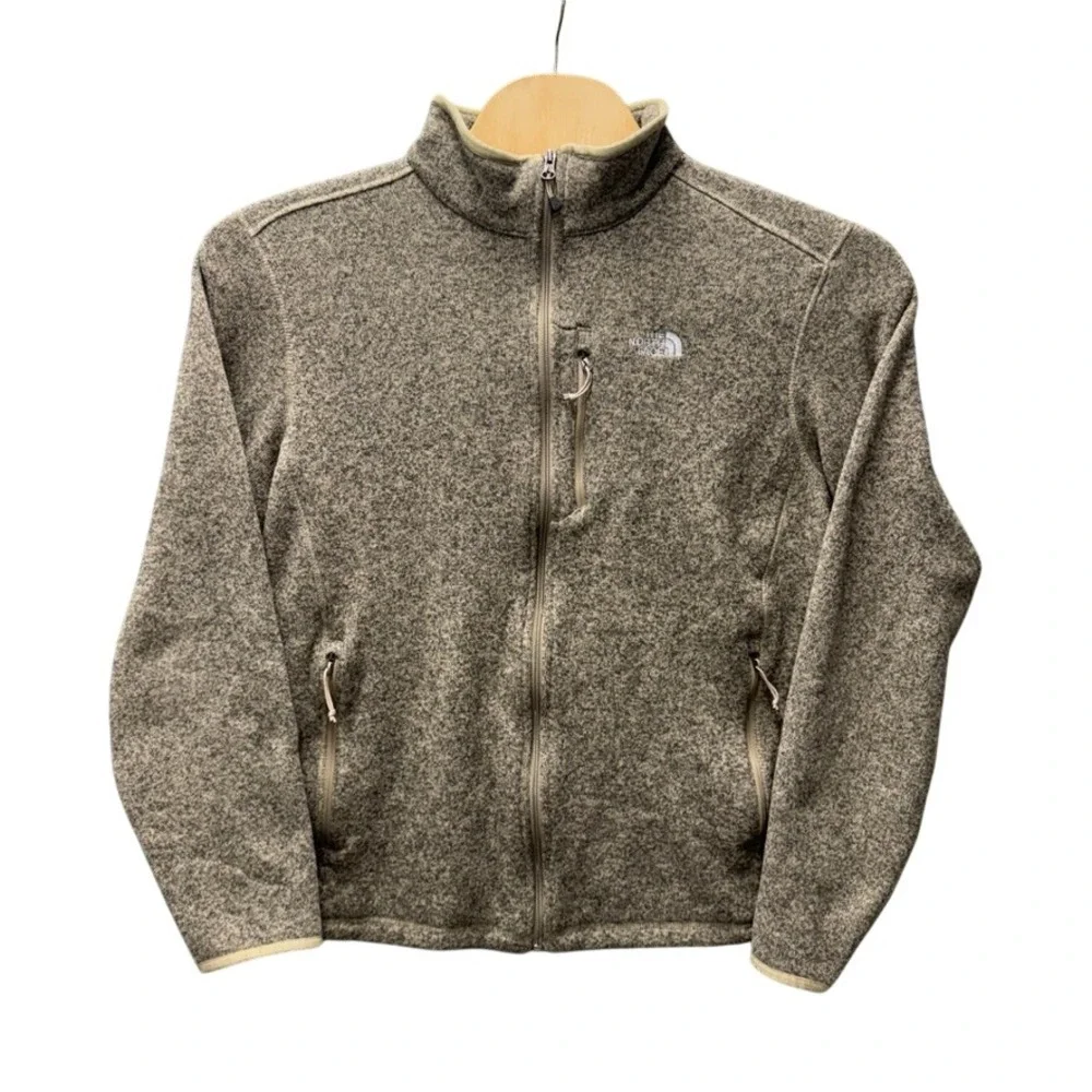 The North Face Gordon Lyons Full Zip Fleece Jacket Mens XXL Green Heather